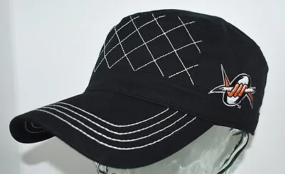 DENVER OUTLAWS MLL Lacrosse Black Flat-Top Hat Cap One Size Elastic Back NEW • $16.99