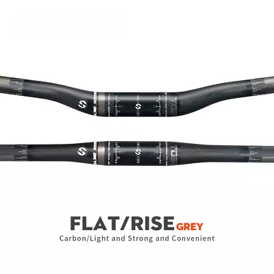 Carbon Fiber Handlebar MTB Handlebar Flat Or Rise Handlebar 31.8mm Mountain Bike • $74.62