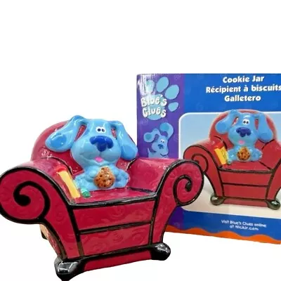 Blue's Clues Cookie Jar Thinking Chair 2001 Nick Jr. New Open Box Viacom 7” Tall • $55