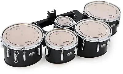 Dynasty Custom Elite Multi-Tenor Marching Drums Quint - Black • $1559.95