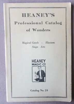1920s Heaney’s Professional Catalog Of Wonders Magic Illusions Stage Acts Tricks • $8