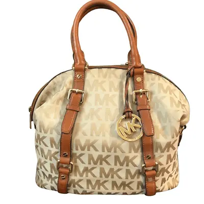 Michael Michael Kors Handbag Bedford Satchel Medium Ginger Brown • $60