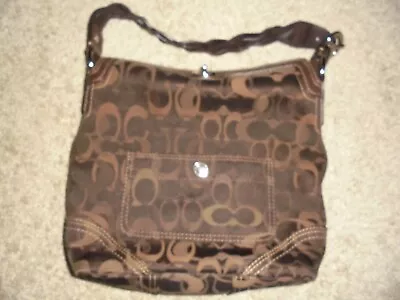 Coach Chelsea Signature Optic Hobo Shoulder Bag E0771-10990 • $18.99