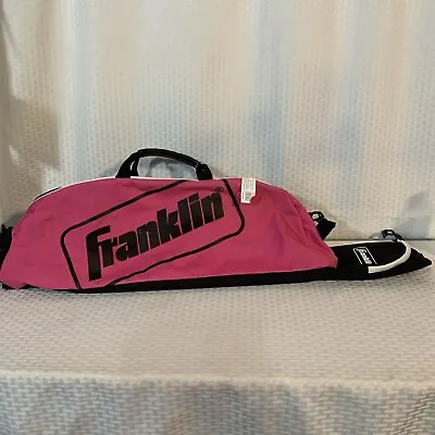 Used Franklin Pink & Black Softball Baseball Jr Youth Tote Equipment Bag • $8