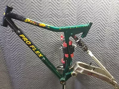 Vintage 90s Proflex Beast Mountain Bike Frame Full Suspension 20  Large • $169