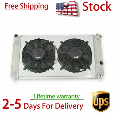 3 Row Double Pass Aluminum Radiator For 1996-2005 Chevy S10 LS Swap 26.3  W Core • $195