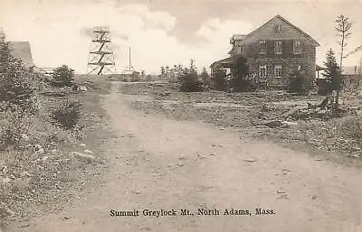 Postcard ~ North Adams Massachusetts Greylock Mt. Summit Observation Tower • $3.46