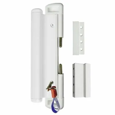 CAL Slide-Lok With Handle Sliding Patio Double Door Lock UPVC Security Bolt • £25.49