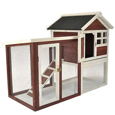 Flyline The Stilt House Wooden Rabbit Hutch Bunny Cage • $119.99