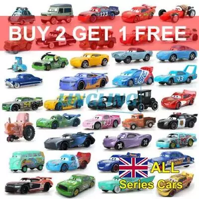 Disney Pixar Cars McQueen Full Range 1:55 Diecast Model Car Toy Gift For Boy UK • £7.49