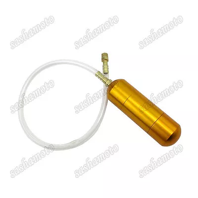 Aluminum Boost Power Bottle Gold For 50cc 60cc 80cc Motorized Bicycle Push Bike • $19.95