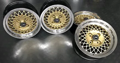 Rial Mesh 6x15 ET12 VW BMW E21 E30 Opel Ascona Blanket Alloy Rims 4x100 Rims • $1395.84