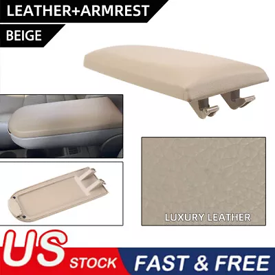 For VW Bettle Black Leather Armrest Center Box Console Lid Cover Replacement • $15.19