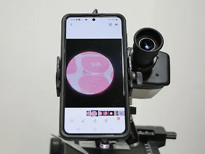 Sturdy Microscope Eyepiece Camera Adapter For Smartphone & IPhone • $39.95