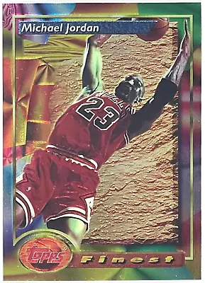 1993-94 Topps Finest Michael Jordan #1 Chicago Bulls HOF • $75