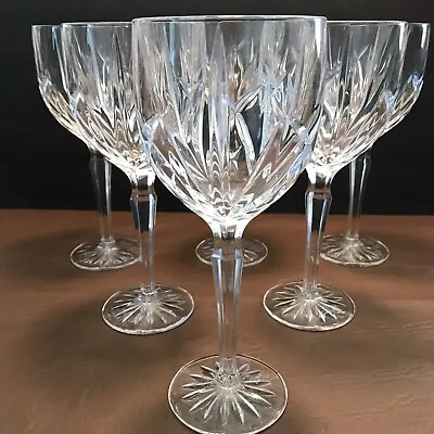 $94.50 • Buy Waterford Marquis Crystal Brookside Wine Water Glass Goblet Signed Set Of 6