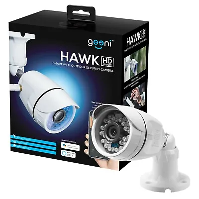 Hawk 1080P Outdoor Security Camera Wi-Fi Camera 2-Way Audio IP66 Weatherproof • $39.99