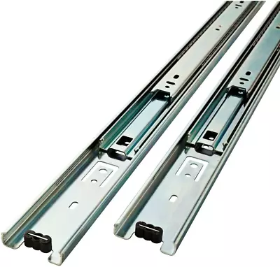 Ball Bearing Drawer Slides 16-Inch Made From Stamped Steel W/ Zinc Plated Finish • $27.15