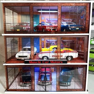 1/18 Scale Muscle Car Motors Showroom Diorama ! • $199.95