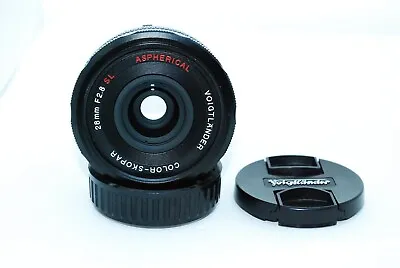 PRICE DOWN Near Mint Voigtlander Color-Skopar 28mm F2.8 SL Lens For Nikon F Ai-s • $555