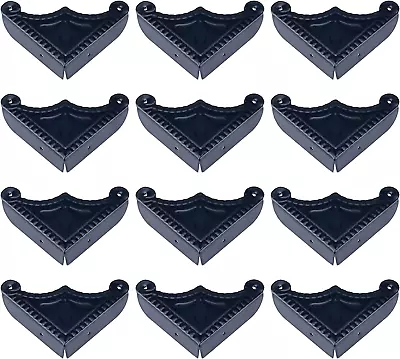 24-Pack Metal Box Corner ProtectorEdge Safety Bumpers Nails Fixed Furniture Cor • $14.88