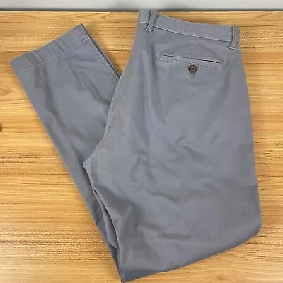 J Crew Mens Size 34X32 Gray Athletic Slim Flex Chino Pants EUC • $29.99