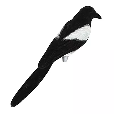 Shape Decoy Fright Bird Garden Figurine Home Realistic Magpie Ornament • £9.62