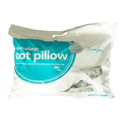 Cot Bed Pillows Baby Toddler Junior Kids Anti-Allergy Hollowfiber Pillows40x60cm • £5.49