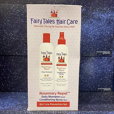 Fairy Tales Hair Care Organic Lice Prevention Set Shampoo + Conditioning Spray • $21.88