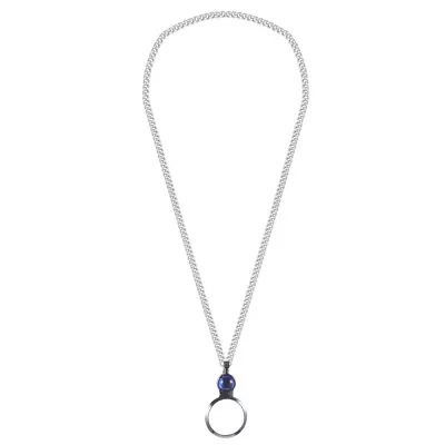 Magnifying Glass Pendant Magnification Lens Necklace Chain Magnifier • £8.19