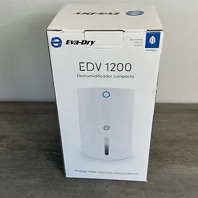 Eva-Dry EDV1200 Mini Dehumidifier - White • $25