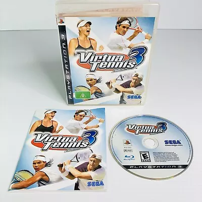 $11.95 • Buy Virtua Tennis 3 For PS3 Playstation 3 - PAL Region 4 - TRACKED POST / AUS SELLER