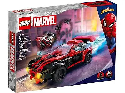 LEGO 76244 Marvel Spider-Man Miles Morales Vs. Morbius Building Toy 220 Pieces • £27.75
