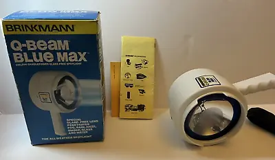 Brinkmann Q-Beam Blue Max Flashlight - (1981 Vintage) • $74