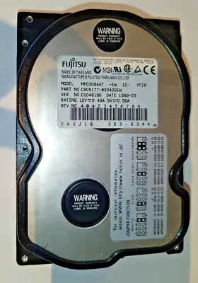 Fujitsu MPD3084AT 8.4GB 3.5  IDE Hard Drive CA05177-B93400EW • £40