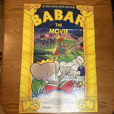 Barbar  The Movie 1989 Folded One Sheet Movie Poster 27x40 Animated Family Film • $45