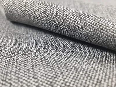 Dark Grey Upholstery Fabric Remnant - 140cm-100cm Total  FREE POSTAGE • £4.99