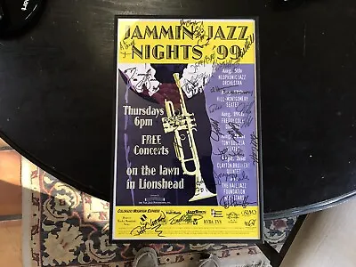 $89 • Buy 1999 Jammin Jazz Poster Vail Colorado Signed By Many Artist
