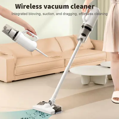 Cordless Vacuum Cleaner Wireless Hoover Upright Lightweight Handheld Bagless Vac • £24.99