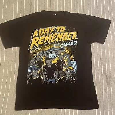 A Day To Remember T Shirt They Came From The Garage Band T Shirt Large*READ*~1F • $14.99