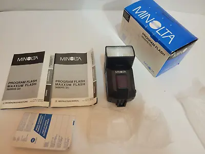 Minolta Program  3600HS (D) Flash Maxxum • $36.19