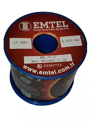 Emtel 19 AWG - 1 Lb (460 Gr) 0.912 Mm Copper Magnet Wire Enameled Wire For Motor • $30.60