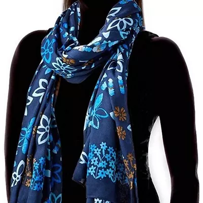 NWT Vera Bradley Oversized Scarf Soft Wrap Sarong Beach Cover Up JAVA BURST • $29.99