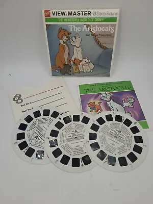 Viewmaster Disney's The Aristocats  3 Reel Set # B365 GAF • $14.99