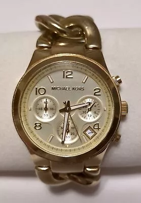 Michael Kors Gold Chain Watch MK3131 • $40