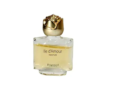 Womens Fragonard Ile D'amour Perfume Parfum 8 Ml Vanity Rose Musk 90% Full • $23.74