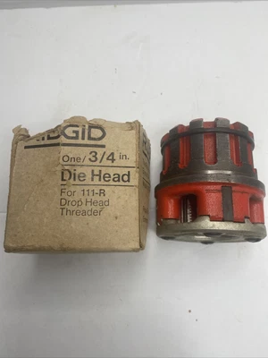 $40 • Buy Rigid Die Head Pipe Threader 3/4” 111-R
