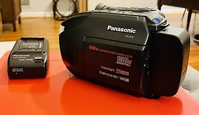 Panasonic Palmcorder Model PV-L579D Battery Charger VHS-C Tape Tested & Working • $65