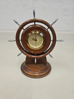 Vintage Mercedes German Ship Wheel Clock. GA7 • $45