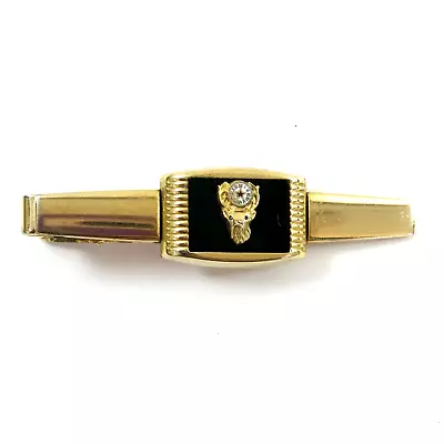 Vintage ANSON Elks Club Tie Bar Clip BPOE Benevolent Protective Order Red Gold • $19